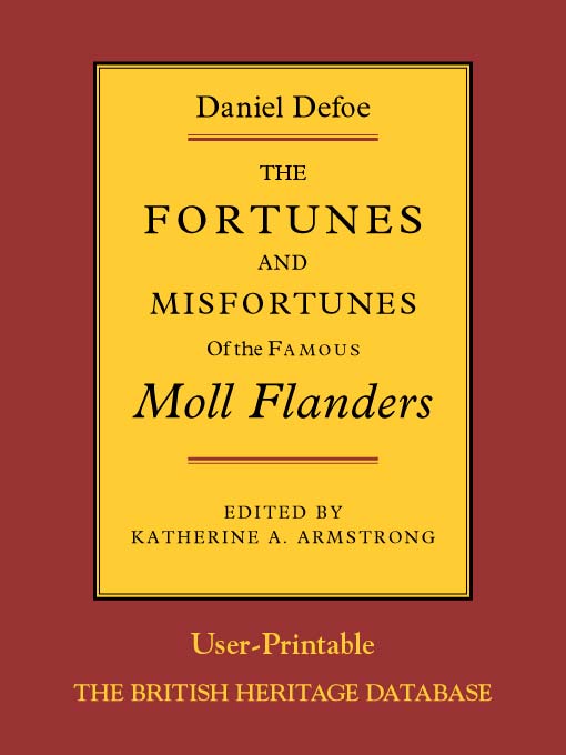Title details for Moll Flanders - British Heritage Database Reader-Printable Edition with Study Materials by Daniel Defoe - Available